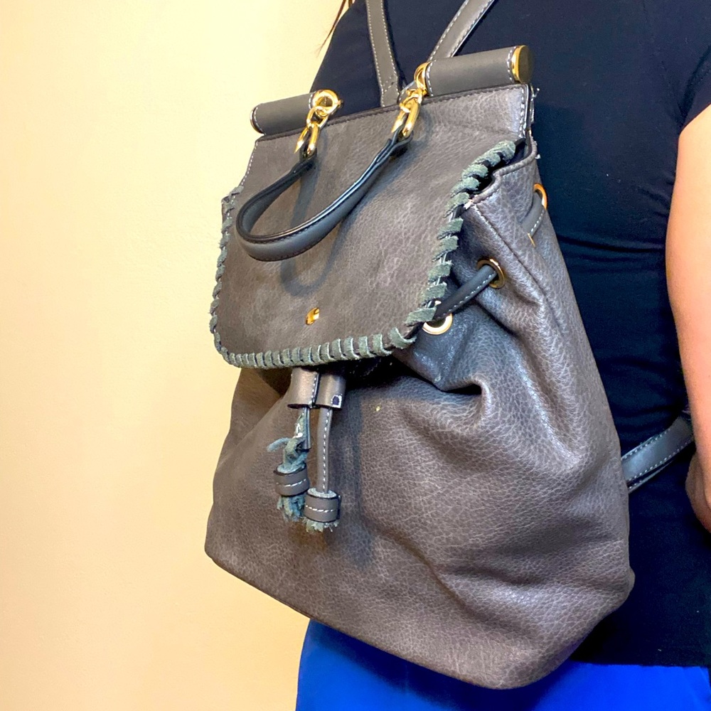 Grey backpack